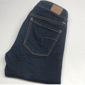 LIKE NEW AMERICAN EAGLE DARKWASH SKINNY SUPER STRETCH JEANS 00/24x29 🦅